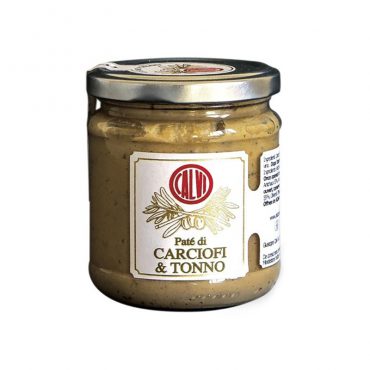 italiaanse antipasti - patè tonne e carciofi - tonijn en artisjokcreme - calivi