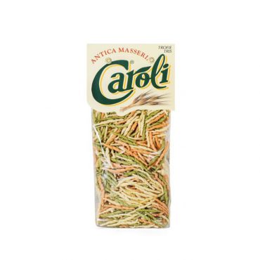 italiaanse pasta - trofie tris - caroli - puglia