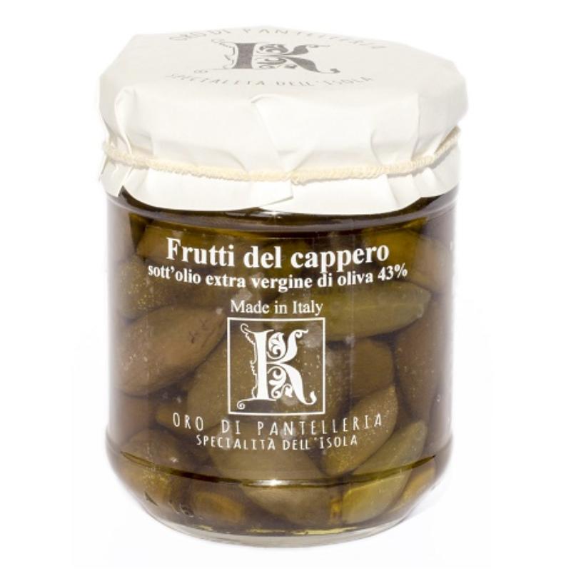 italiaanse antipasti - frutto del capperi - kazzen - pantelleria - olijfolie