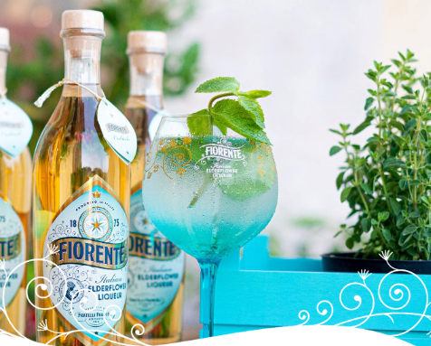 italiaanse cocktail - fiorente spritz