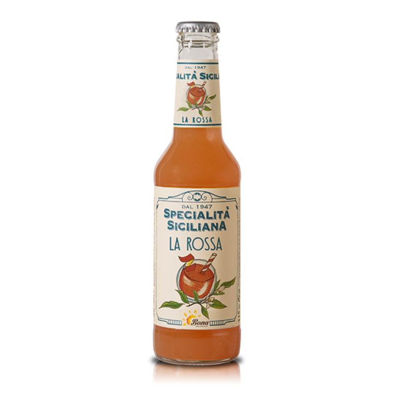 italiaanse frisdranken - la rossa - arancia rossa - bona bibite - sicilia