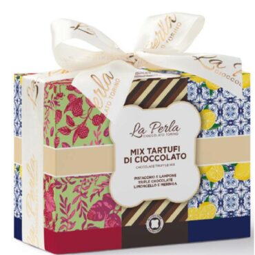italiaanse zoetigheden - dolci-mix tartufi di cioccolato - la perla di torino