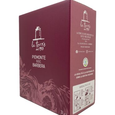 italiaanse rode wijn - bag in box - Barbera doc Piemonte - Cantina La Torre