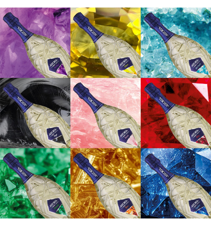 italiaanse prosecco - astoria - fashion victim cuvee brut - gemstone - veneto