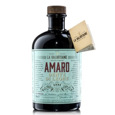 italiaanse likeur - amaro dente di leone - valdotaine - valle d'aosta